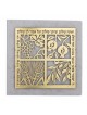 Designer Gold-Plated Peace In The Home Wall Hanging with Seven Species
