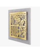 Designer Gold-Plated Peace In The Home Wall Hanging with Seven Species