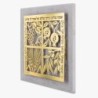 Designer Gold-Plated Peace In The Home Wall Hanging with Seven Species