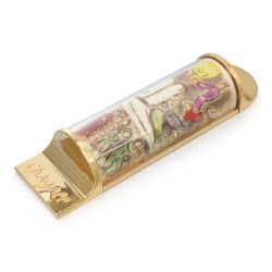 Limited Edition Marc Chagall Mezuzah - Ten Commandments (24K Gold-Plat