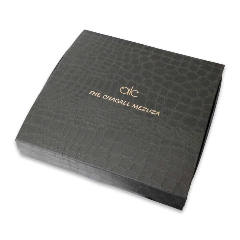 Limited Edition Marc Chagall Mezuzah - Ten Commandments (24K Gold-Plat