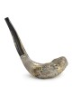 Jerusalem Lions Silver-Plated Ram's Shofar