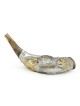 Jerusalem Lions Silver-Plated Ram's Shofar