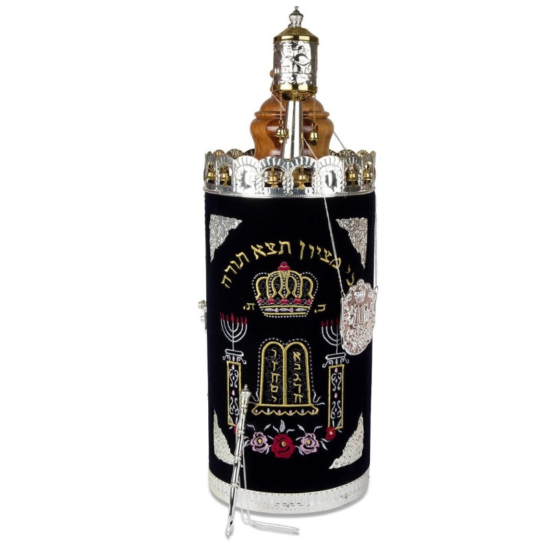 Deluxe Sephardic Torah Scroll Replica - Extra Large