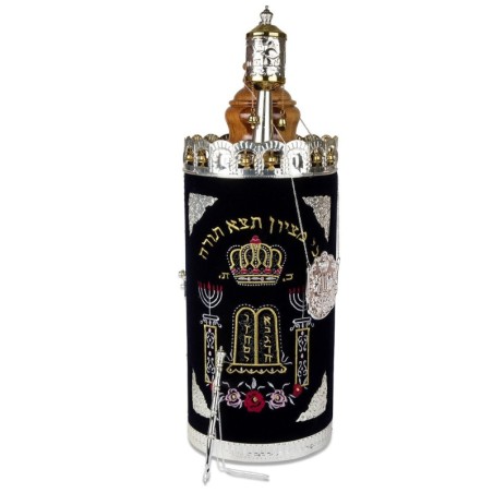 Deluxe Sephardic Torah Scroll Replica - Extra Large