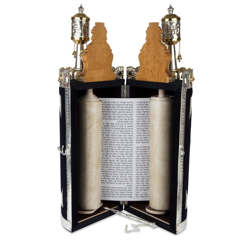 Deluxe Sephardic Torah Scroll Replica - Extra Large