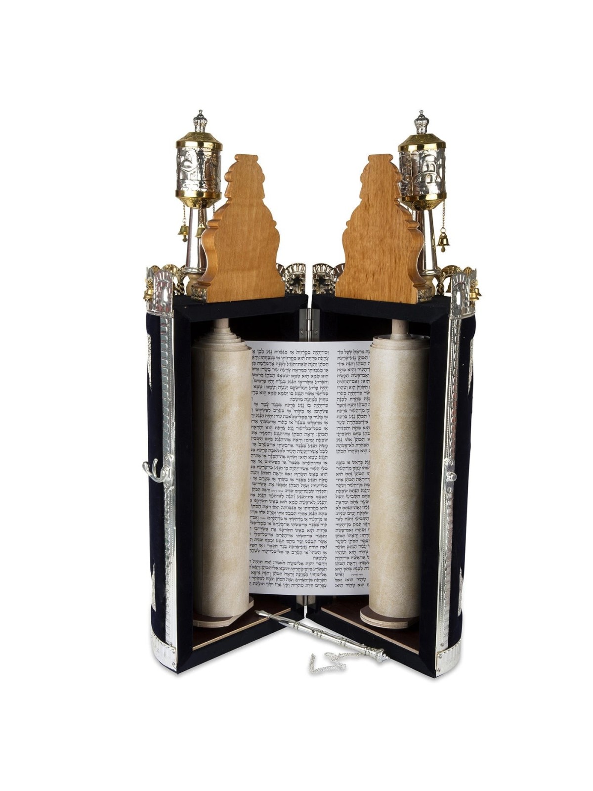 Deluxe Sephardic Torah Scroll Replica - Extra Large