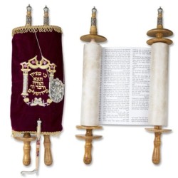 Deluxe Extra Large Torah Scroll Replica