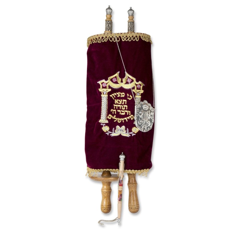 Deluxe Extra Large Torah Scroll Replica