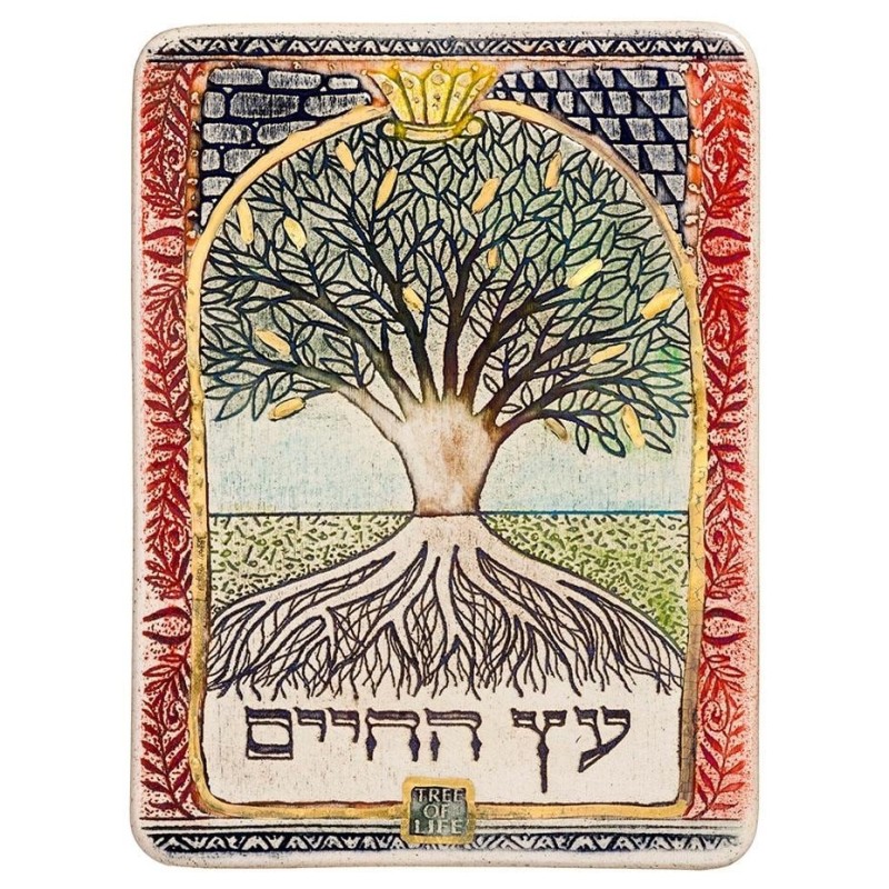 Art in Clay Limited Edition Handmade Ceramic Tree of Life Plaque Wall