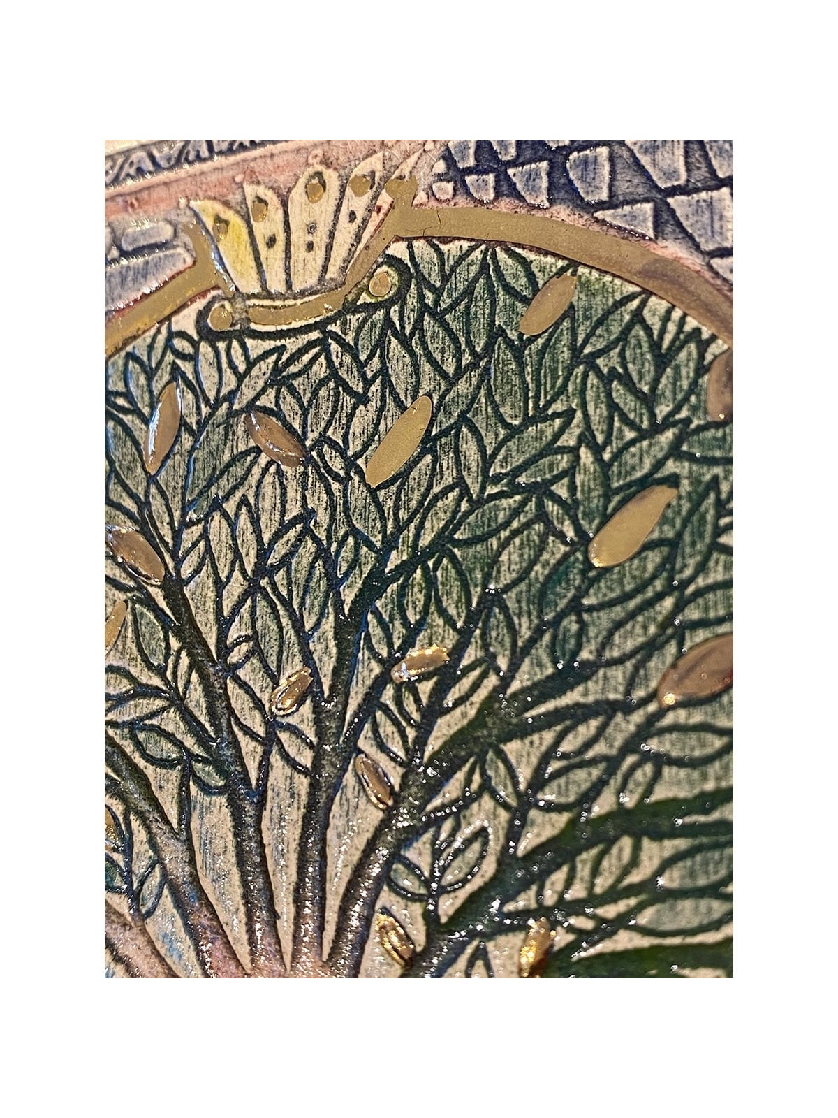 Art in Clay Limited Edition Handmade Ceramic Tree of Life Plaque Wall