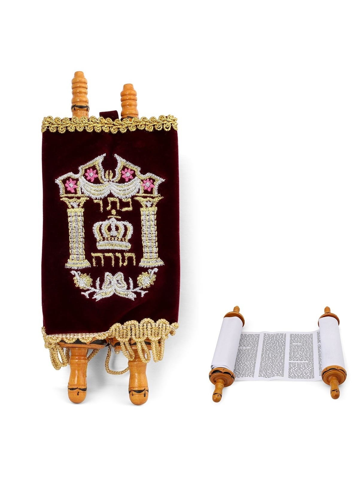 Deluxe Torah Scroll Replica - Small