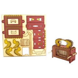 Ark of the Covenant: Do-It-Yourself 3D Puzzle Kit (Colored)