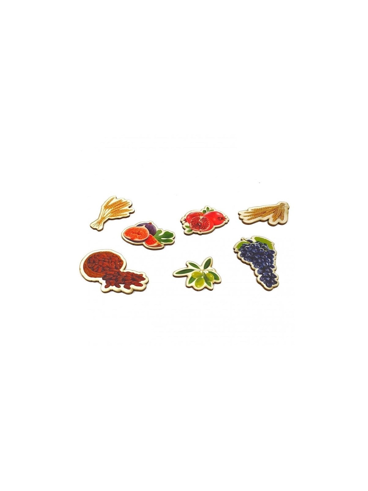 Seven Species: Interactive Educational Puzzle (Hebrew / English)