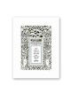 Welcoming Priestly Blessing with Initials Laser-Cut Paper Wall Art by