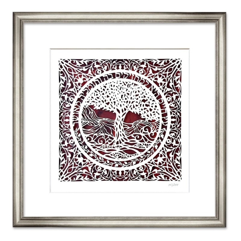 David Fisher Tree of Life Papercut