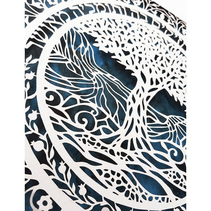 David Fisher Tree of Life Papercut