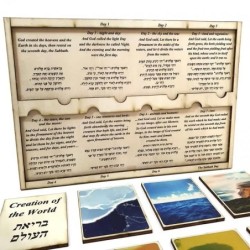 Days of Creation: Interactive Educational Puzzle (Hebrew / English)