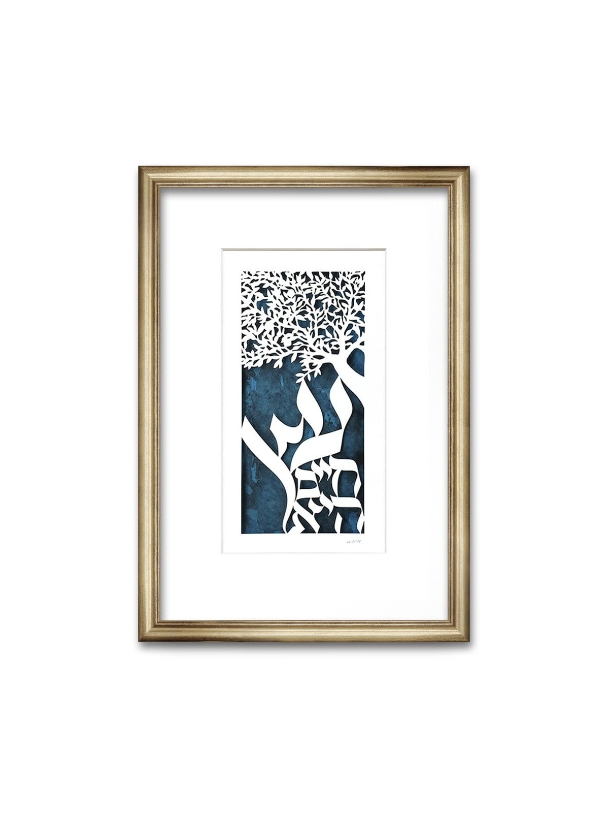 David Fisher Laser Cut Paper Tree of Life Wall Hanging - Choice of Col