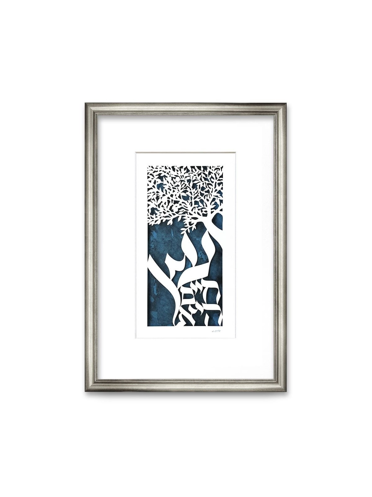 David Fisher Laser Cut Paper Tree of Life Wall Hanging - Choice of Col