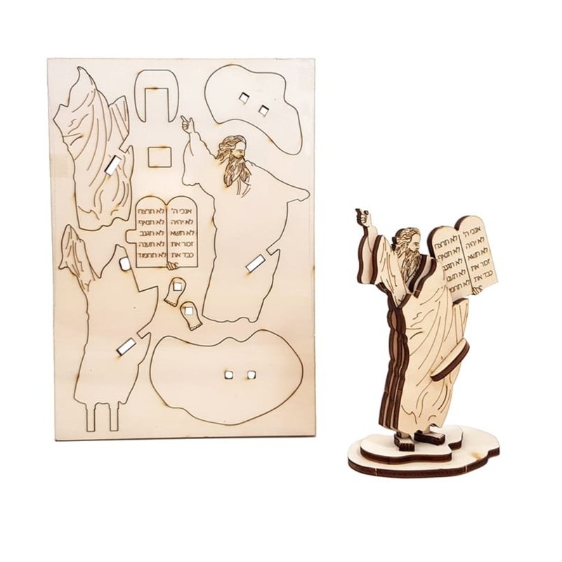 Moses & 10 Commandments: Do-It-Yourself 3D Puzzle Kit