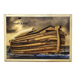 Educational Noah's Ark Wooden Interactive Puzzle
