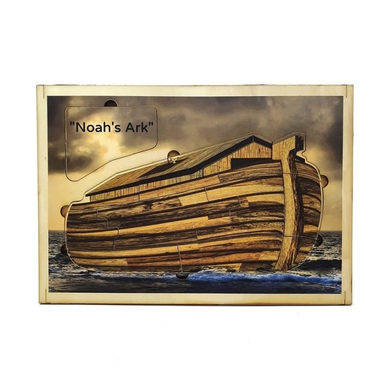 Educational Noah's Ark Wooden Interactive Puzzle