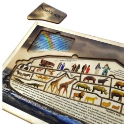 Educational Noah's Ark Wooden Interactive Puzzle