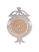 Dorit Judaica Pomegranate Wall Hanging with Blessings and Mandala Desi