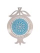 Dorit Judaica Pomegranate Wall Hanging with Blessings and Mandala Desi