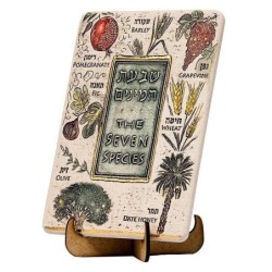 Art in Clay Limited Edition Handmade Seven Species Ceramic Plaque Wall