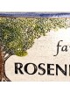Tree of Life Handmade Ceramic English Personalized Door Sign With 24K