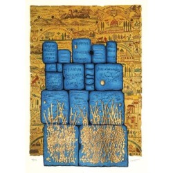 Moshe Castel - Hakotel. Numbered Limited Edition Serigraph