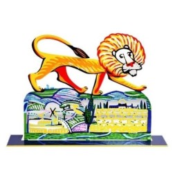 David Gerstein Signed Sculpture - Jerusalem Lion