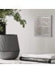 Designer Stainless Steel Peace In The Home Wall Hanging - Hebrew