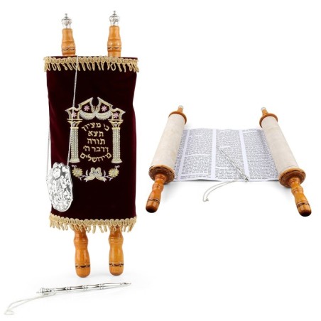 Deluxe Torah Scroll Replica - Large