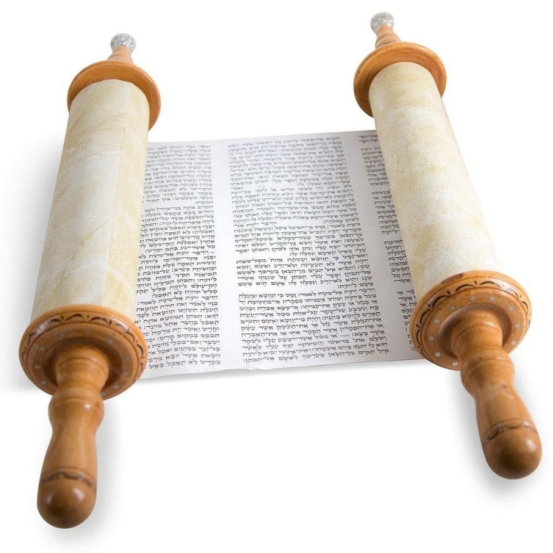 Deluxe Torah Scroll Replica - Large
