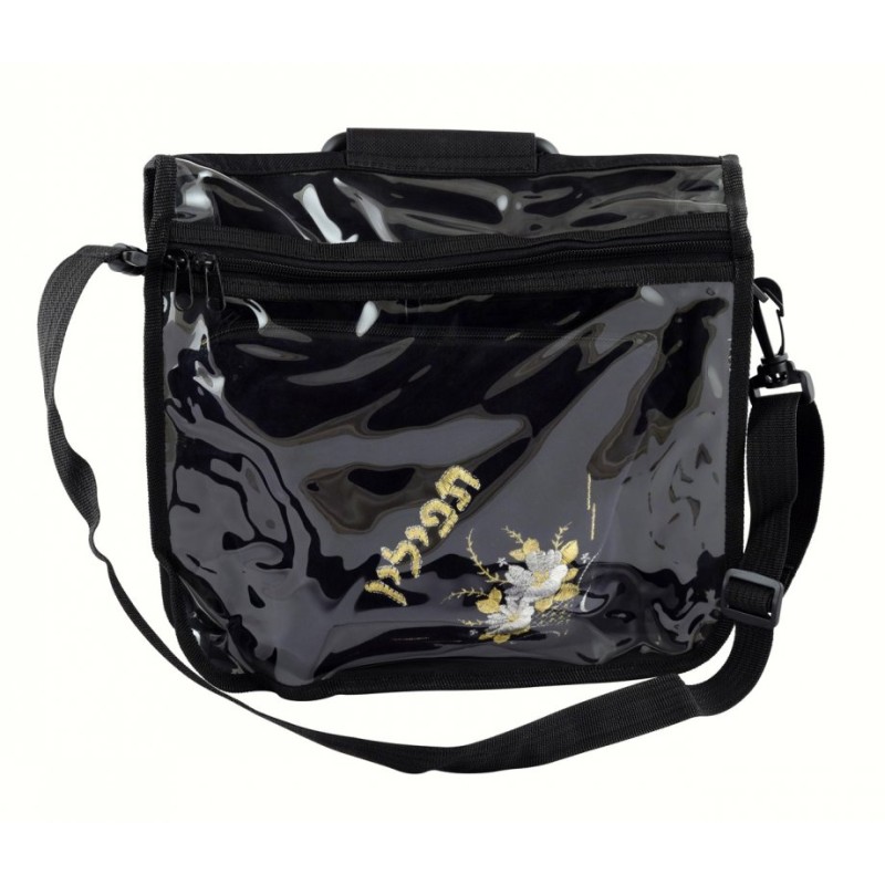 Canvas Transparent Tefillin Carrier | Tefillin Bags & Carriers