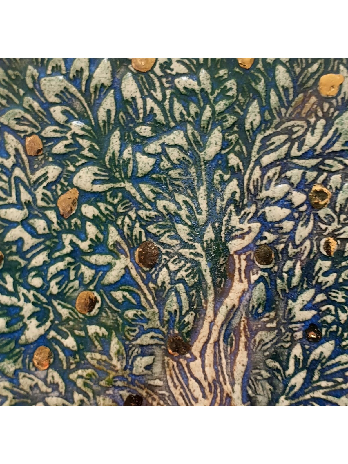 Art in Clay Handmade Tree of Life Ceramic Plaque Wall Hanging