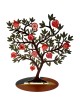 Dorit Judaica Pomegranate Tree Sculpture With Home Blessings