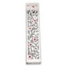 Dorit Judaica Acrylic Mezuzah Case with Laser-Cut Steel Pomegranates a