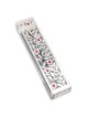 Dorit Judaica Acrylic Mezuzah Case with Laser-Cut Steel Pomegranates a