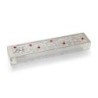Dorit Judaica Acrylic Mezuzah Case with Laser-Cut Steel Pomegranates a
