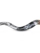 Lion of Judah Hand Painted Kudu Shofar - Silver