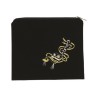 Dark Blue Velvet Tefillin Bag Embroidere... | Tefillin Bags & Carriers