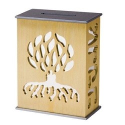 Tree of Life Tzedakah (Charity) Box - Variety of Colors. Agayof Design