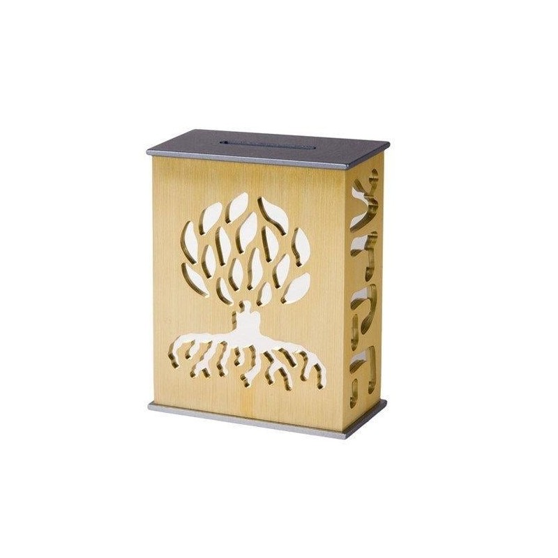 Tree of Life Tzedakah (Charity) Box - Variety of Colors. Agayof Design