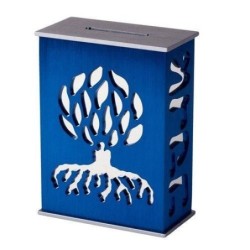 Tree of Life Tzedakah (Charity) Box - Variety of Colors. Agayof Design