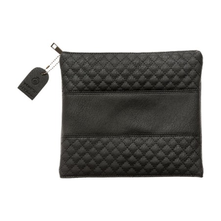 Faux Leather Tefillin Bag Diamond Design Da... | Talit & Tefillin Bags