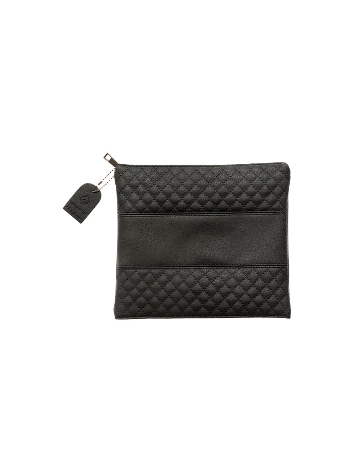 Faux Leather Tefillin Bag Diamond Design Da... | Talit & Tefillin Bags
